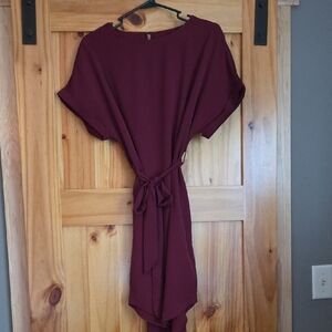 Burgundy Dress